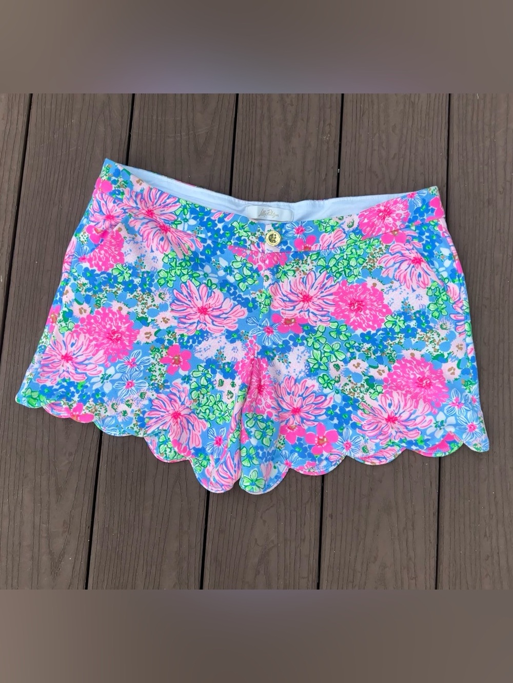 New Lilly Pulitzer Buttercup Knit Short Multi Lil Soiree All Day